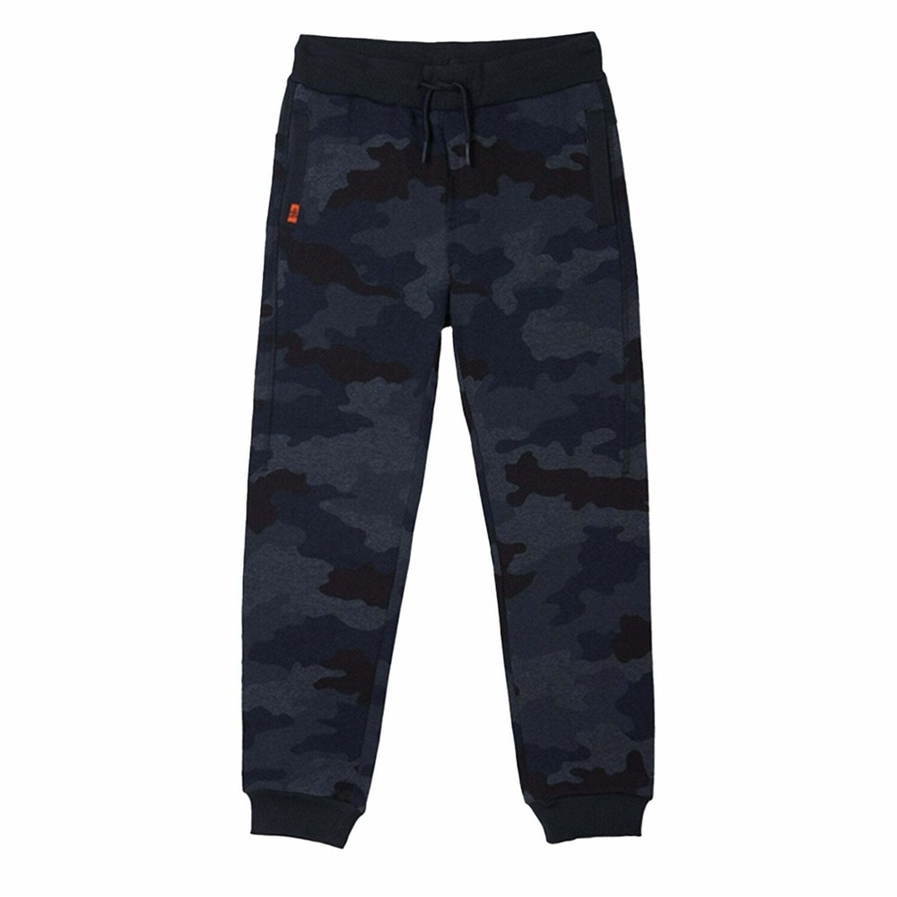 Size 12 Boys Mayoral Camouflage Joggers - Black and Orange